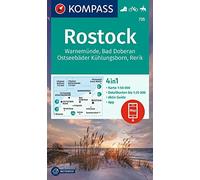 Rostock / Warnemünde / Bad Doberan / Ostseebäder Kühlungsborn / Rerik (735): 4in1 Wanderkarte, mit Aktiv Guide und Detailkarten inklusive Karte zur ... in der KOMPASS-App. Fahrradfahren. Reiten.