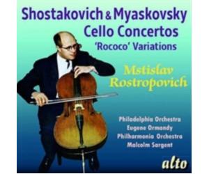ROSTROPOVICH/ORMANDY/KONDRASHIN ETC: SHOSTAKOVICH & MYASKOVSKY - CD BRAND NEW
