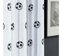 rostsp Curtain Football Curtains Embroidered Children Curtains Boys Sheer Curtains For Living Roo