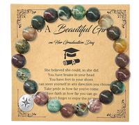 rosulasi Graduation Gifts for Her,Graduation Bracelets Inspirational Compass Bracelet Class of 2025 Graduate Gifts Middle School High School College Bachelor Master for Women Daughter Friends, M