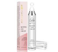 ROSVANEE Retinol Eye Cream Anti Aging 20mL, with Vitamin E, Niacinamide, Camellia for Dark Circles, Puffy Eyes, Fine Lines, Wrinkles, Vegan, Fragrance Free