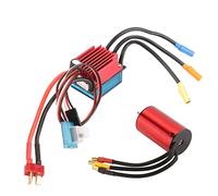 Rosvola 2845 3700KV Brushless Motor, 35A ESC Set with CNC Aluminum Alloy Cover & High Temp Copper Coils, Ideal for 1/12 RC Car
