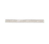 Rosvola 50Pcs Spiral Binding Coils, 180 Sheet Capacity, 3:1 Pitch 34 Teeth, 19mm Diameter Double Binders, Ideal for A4 Paper (Bronze)