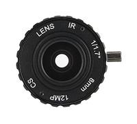 Rosvola 【 】 8mm 1/1.7 Image Format 12MP Lens 69.5x55.6x40.3 Wide View Security Cameras Lens for Surveillance Cameras CS Interface F1.2 Relative Aperture