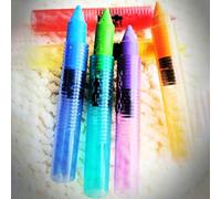 Rosvola Baby Bath Crayons Non- Washable Colorful 9cm (color) | Food grade wax material, Erasable from surfaces, Fun art experience for kids, Ideal for bath time and creativity