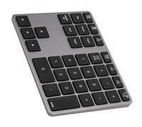 Rosvola BT308 35 Keys Wireless Bluetooth Numeric Keypad, Rechargeable Ultra Thin Keyboard Compatible with Bluetooth 5.0, External Number Pad (Iron Gray)