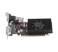 Rosvola Computer Graphics Card, Low Noise 2560x1600 Computer Gaming Graphics Card 3 Output Ports Heat Dissipation Stable for PC (GT730 2GB DDR3 128BIT PCI-E)