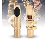 Rosvola 【 】 Eb Alto Sax Saxophone 6C Mouthpiece with Cap Pads Musical Instruments Accessory for Kids
