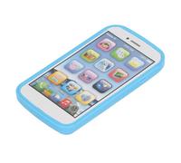 Rosvola Kids Phone Learning Toy Reading Early Education Children English Learning Phone Toy Touch Screen High Simulation for Playing Home (Blue)