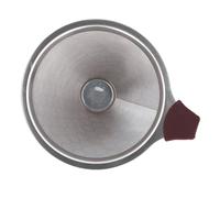 Rosvola Pour Over Coffee Dripper, 304 Stainless Steel Reusable Paperless Filter, Double Layer Pour Over Filter, Ideal for Coffee Brewing