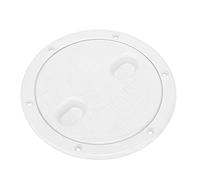 Rosvola Round Non Slip Deck Plate for Boats, 6 Inch