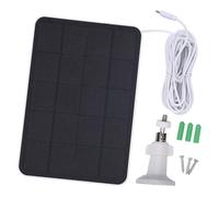 Rosvola Solar Panel Charger, Compatible with Most Type C Security (White)