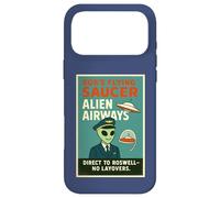 Roswell Alien UFO Airways Retro Airline Pilot Poster Case for iPhone 17 Pro Max