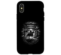 Roswell Cowboy an Alien UFO and Western Night Encounter Case for iPhone X/XS