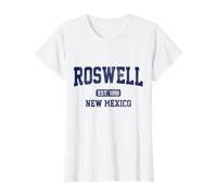 Roswell New Mexico Est. 1891 Value Graphic T-Shirt, Women, White, M
