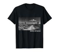Roswell New Mexico NM 47 UFO Crash Alien 1947 Value Graphic T-Shirt, Men, Black, S