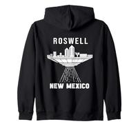 Roswell New Mexico Souvenir UFO Alien 1947 Roswell Zip Hoodie