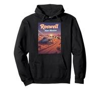 Roswell New Mexico UFO Crash in the Desert Alien Souvenir Pullover Hoodie