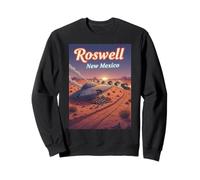 Roswell New Mexico UFO Crash in the Desert Alien Souvenir Sweatshirt