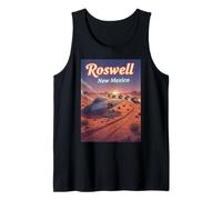 Roswell New Mexico UFO Crash in the Desert Alien Souvenir Tank Top