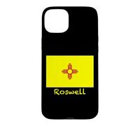 Roswell New Mexico USA Flag Souvenir Case for iPhone 15 Plus