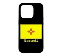 Roswell New Mexico USA Flag Souvenir Case for iPhone 15 Pro