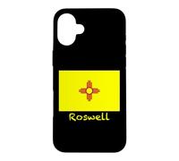 Roswell New Mexico USA Flag Souvenir Case for iPhone 16 Plus