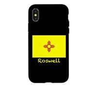 Roswell New Mexico USA Flag Souvenir Case for iPhone X/XS