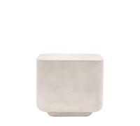Roswell Square Concrete Side Table Cement