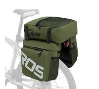 Roswheel 14892 3 in 1 Multifunction Bike Bicycle Rear Rack Panniers Back Seat Cargo Trunk - Army Green
