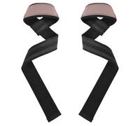 Rosy Brown Solid Color Pure Plain Weightlifting Wrist Wraps 26" Anti Slip Pair of Gym Straps for Weightlifting, Gym, Deadlift, Workout venda para muneca de la mano
