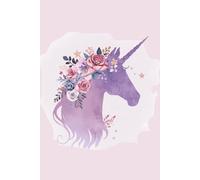 Rosy Dream Unicorn Notebook: Watercolor Unicorn Journal for Writing Sketching Notes | Pastel Floral Fantasy Notebook for Kids Teens Adults | Lavender ... Lover Gift | Notetaking | Writing Journal