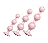 Rosy Gold - anal dildo set (rose gold)