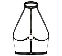 Rosy Gold Body Harness (Black-Rose Gold)