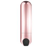 Rosy Gold Bullet - Rechargeable Mini Vibrator (Rose Gold)