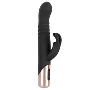 Rosy Gold - Clitoral Thrusting Vibrator (Black)