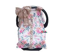 Rosy Kids Infant Carseat Canopy Cover 1pc Wind Proof Baby Car Seat Cover, Sunshade Cover, Fits Any Model, Color25OR02