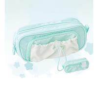 Rosy Posy Pencil Case, Aesthetic Pencil Case, Counting Stars PencilCase with Double Layer Big Capacity, Cute Aesthetic Pouch Holder Drawstring Pen Cases