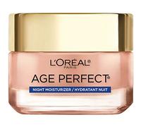 Rosy Tone Cooling Night Moisturizer by L'Oreal Paris Skin Care, Age Perfect Face Moisturizer to Reactivate Rosy Radiance and Firm Skin, More Supple Skin Overnight, oz