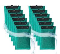 ROSYLEVE Pack of 12 Aquarium Filter Cartridges for Tetra EasyCrystal Filter 250 and EasyCrystal FilterBox 300, Filter Pads for Tetra EasyCrystal, Replacement Filter Pads with Activated Carbon and