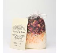 Rosyln de la Róma - Botanical Bath Bag | Rose & Hibiscus Infused Salt Soak | Relaxing Floral Bath with Essential Oils | 1 Nylon Bath Bag