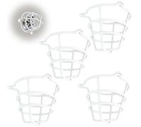 RosyOcean (4 Pack) White Fire Sprinkler Head Guard for Both 1/2" & 3/4" Sprinkler Head for Protecting Flush Mount & Side Wall & Semi - Recessed Sprinkler Head Cover.