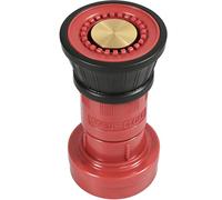 RosyOcean Fire Hose Nozzle 2 Inch NPSH Thermoplastic Fire Equipment Industial Heavey Duty Spray Jet Fog Nozzle