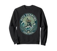 Rota Vicentina Portugal Hiking Trail White Stork Hiking Hike Sweatshirt