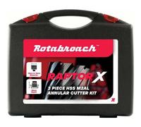 Rotabroach 3 Piece Raptor X Mag Drill Hole Cutter Set