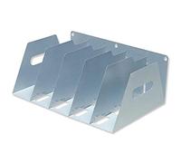 Rotadex Lever Arch Filing Rack Portable Rigid Metal W425xD300xH160mm Grey A4 Ref LAR5GMETAL