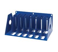 Rotadex Wall Rack A4 Holds up to seven ring binders Steel Blue 36.8 x 22.2 x 16.2 cm