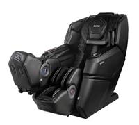 ROTAI 4D Full Body Massage Chair Foot Massager Zero Gravity with Heat Moving Legrest Stretch Sport Massage Chair for Home Office Building and Care Home (Black)