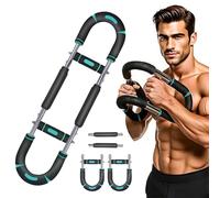 ROTAI Twister Arm Trainer for Full Upper Body Strength, Chest Trainer for Men with 3 Resistance Levels, Compact Arm Workout Equipment for Home, Office or Travel, Safe Grip Design 55-105lb(Blue)