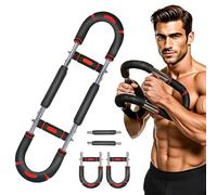 ROTAI Twister Arm Trainer for Full Upper Body Strength, Chest Trainer for Men with 3 Resistance Levels, Compact Arm Workout Equipment for Home, Office or Travel, Safe Grip Design 45-90lb( Red )